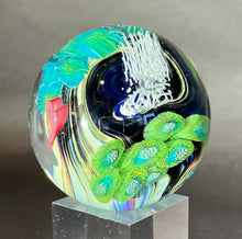 Load image into Gallery viewer, Josh Simpson Contemporary Glass: 2.25" Heart Otherworld