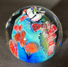 Load image into Gallery viewer, Josh Simpson Contemporary Glass: 3" Heart Inhabited Planet