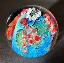 Load image into Gallery viewer, Josh Simpson Contemporary Glass: 3" Heart Inhabited Planet