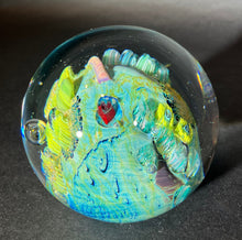 Load image into Gallery viewer, Josh Simpson Contemporary Glass: 3.5" Corona Heart Megaplanet 2.6.24