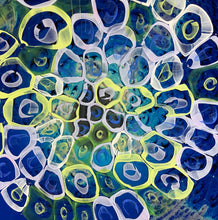 Load image into Gallery viewer, Josh Simpson Contemporary Glass: Blue New Mexico Spacetime Platter