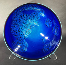 Load image into Gallery viewer, Josh Simpson Contemporary Glass: Blue New Mexico Spacetime Platter