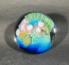 Load image into Gallery viewer, Josh Simpson Contemporary Glass: 3.5&quot; Blue New Mexico Megaplanet