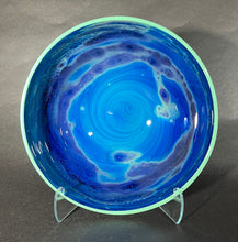 Load image into Gallery viewer, Josh Simpson Contemporary Glass: Blue New Mexico Bowl