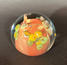 Load image into Gallery viewer, Josh Simpson Contemporary Glass: 3&quot; Red New Mexico Inhabited Planet