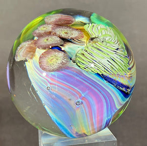 Josh Simpson Contemporary Glass: 2.25" Corona Inhabited Planet