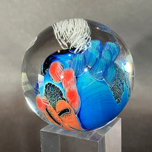 Load image into Gallery viewer, Josh Simpson Contemporary Glass: 2.25&quot; Inhabited Planet
