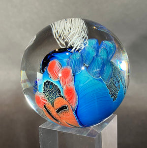 Josh Simpson Contemporary Glass: 2.25" Inhabited Planet