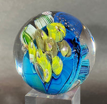 Load image into Gallery viewer, Josh Simpson Contemporary Glass: 2.25&quot; Inhabited Planet
