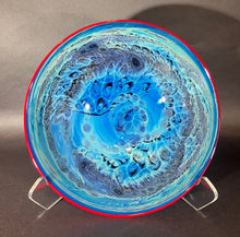 Load image into Gallery viewer, Josh Simpson Contemporary Glass: Blue New Mexico Bowl