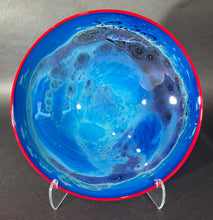 Load image into Gallery viewer, Josh Simpson Contemporary Glass: Blue New Mexico Bowl