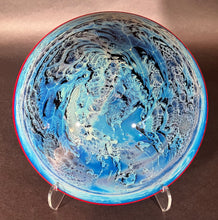 Load image into Gallery viewer, Josh Simpson Contemporary Glass: Blue New Mexico Bowl