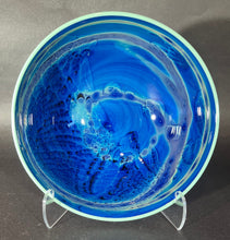 Load image into Gallery viewer, Josh Simpson Contemporary Glass: Blue New Mexico Bowl