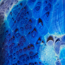 Load image into Gallery viewer, Josh Simpson Contemporary Glass: Blue New Mexico Bowl