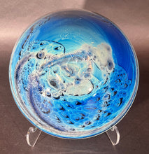 Load image into Gallery viewer, Josh Simpson Contemporary Glass: Blue New Mexico Bowl