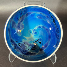 Load image into Gallery viewer, Josh Simpson Contemporary Glass: Blue New Mexico Bowl