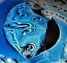 Load image into Gallery viewer, Josh Simpson Contemporary Glass: Blue New Mexico Bowl