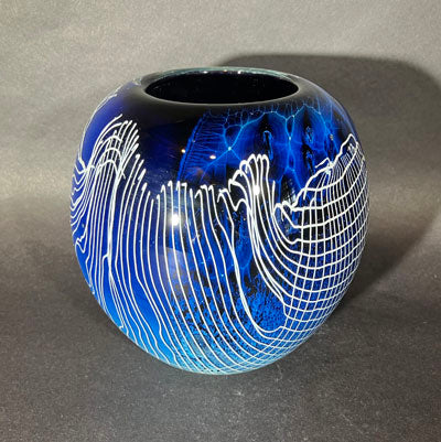 Josh Simpson Contemporary Glass: Spacetime Vase
