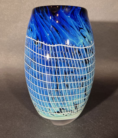 Josh Simpson Contemporary Glass: Spacetime Vase