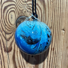 Load image into Gallery viewer, Josh Simpson Contemporary Glass: Blue New Mexico Ornament