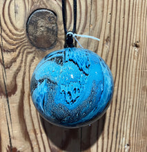 Load image into Gallery viewer, Josh Simpson Contemporary Glass: Blue New Mexico Ornament