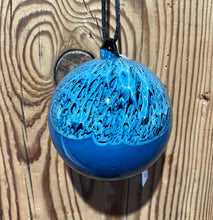 Load image into Gallery viewer, Josh Simpson Contemporary Glass: Blue New Mexico Ornament
