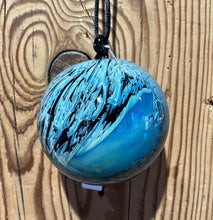 Load image into Gallery viewer, Josh Simpson Contemporary Glass: Blue New Mexico Ornament