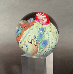 Josh Simpson Contemporary Glass: Red New Mexico Otherworld