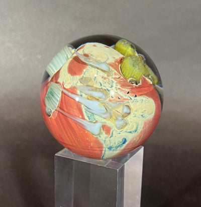 Josh Simpson Contemporary Glass: Red New Mexico Otherworld