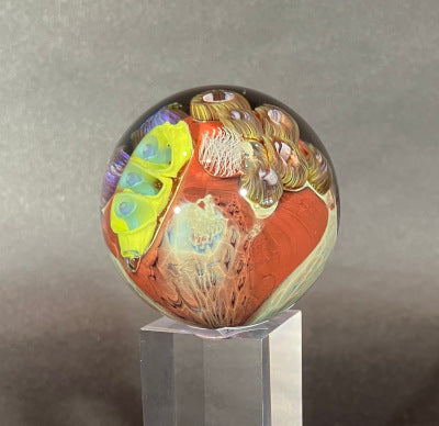 Josh Simpson Contemporary Glass: Red New Mexico Otherworld