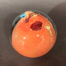Load image into Gallery viewer, Josh Simpson Contemporary Glass: 3&quot; Red New Mexico Inhabited Planet