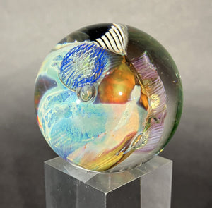 Josh Simpson Contemporary Glass: Inhabited Large Cloud Planet