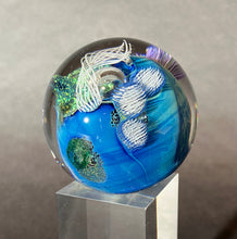 Load image into Gallery viewer, Josh Simpson Contemporary Glass: 1.75&quot; Inhabited Planet