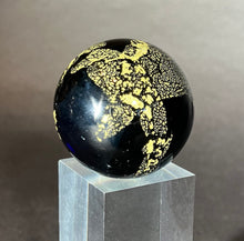 Load image into Gallery viewer, Josh Simpson Contemporary Glass: 1.5" Small Inhabited Planet