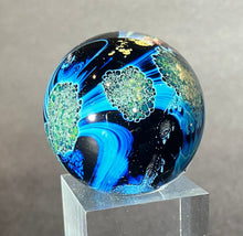 Load image into Gallery viewer, Josh Simpson Contemporary Glass: 1.5&quot; Small Inhabited Planet