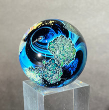 Load image into Gallery viewer, Josh Simpson Contemporary Glass: 1.5&quot; Small Inhabited Planet