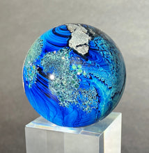 Load image into Gallery viewer, Josh Simpson Contemporary Glass: 1.5&quot; Small Possibly Inhabited Planet