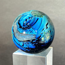 Load image into Gallery viewer, Josh Simpson Contemporary Glass: 1.5&quot; Small Possibly Inhabited Planet
