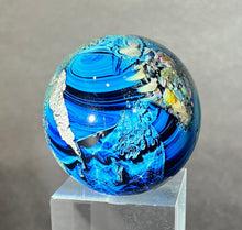 Load image into Gallery viewer, Josh Simpson Contemporary Glass: 1.5&quot; Small Possibly Inhabited Planet