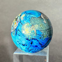 Load image into Gallery viewer, Josh Simpson Contemporary Glass: 1.5&quot; Small Possibly Inhabited Planet