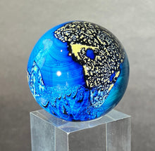 Load image into Gallery viewer, Josh Simpson Contemporary Glass: 1.5&quot; Small Possibly Inhabited Planet