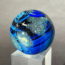 Load image into Gallery viewer, Josh Simpson Contemporary Glass: 1.5&quot; Small Possibly Inhabited Planet