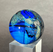 Load image into Gallery viewer, Josh Simpson Contemporary Glass: 1.5&quot; Small Possibly Inhabited Planet