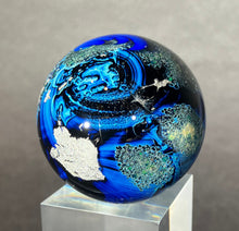 Load image into Gallery viewer, Josh Simpson Contemporary Glass: 1.5&quot; Small Possibly Inhabited Planet