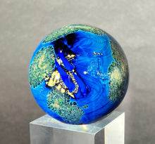Load image into Gallery viewer, Josh Simpson Contemporary Glass: 1.5&quot; Small Possibly Inhabited Planet