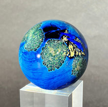Load image into Gallery viewer, Josh Simpson Contemporary Glass: 1.5&quot; Small Possibly Inhabited Planet