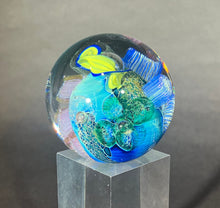 Load image into Gallery viewer, Josh Simpson Contemporary Glass: 1.75" Inhabited Planet