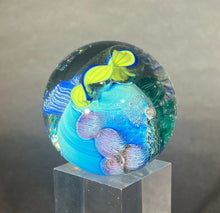 Load image into Gallery viewer, Josh Simpson Contemporary Glass: 1.75" Inhabited Planet