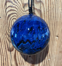 Load image into Gallery viewer, Josh Simpson Contemporary Glass: Blue New Mexico Ornament
