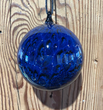 Load image into Gallery viewer, Josh Simpson Contemporary Glass: Blue New Mexico Ornament